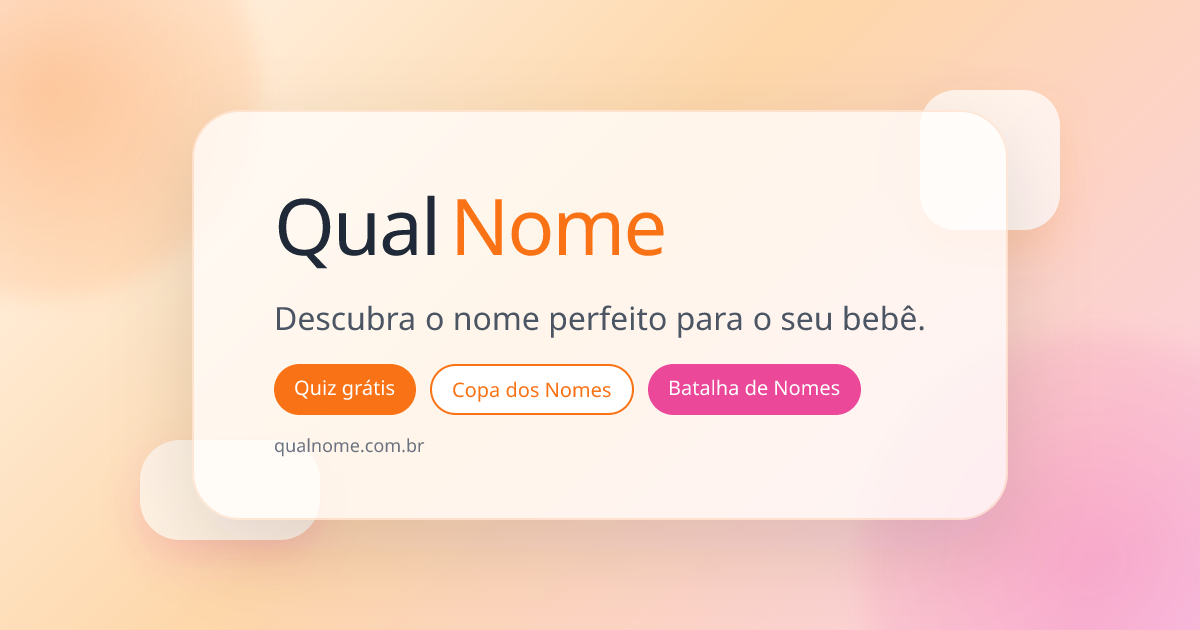 QualNome - Descubra o Nome Perfeito com IA